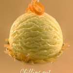 Mango Ice Cream - Food Styling: Egret Grass - Photograph by: Rong Vang