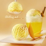 Mango ice cream - Food Styling: Egret Grass - Photograph by: Rong Vang