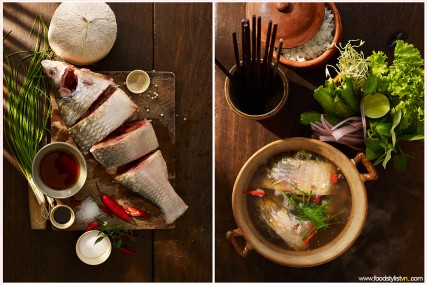 Cá kho mẳn Client: Phương Nam Book Food & Prop Stylist: Tiến Nguyên Photograph by: Wing Chan @Bite Studio
