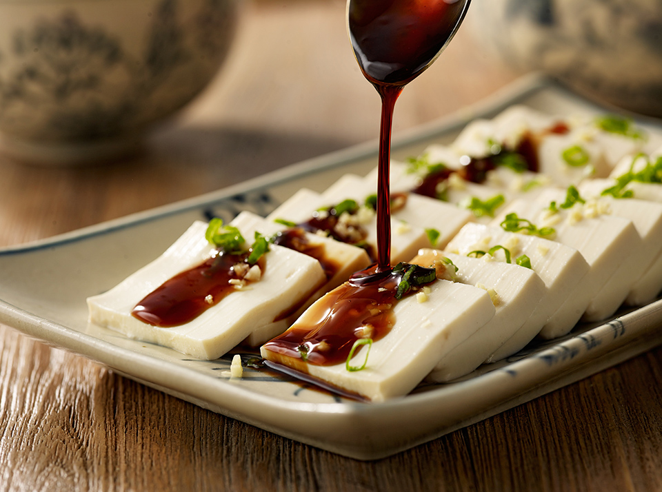 Chilled tofu with ginger vinaigrette-vietnam-food-stylist